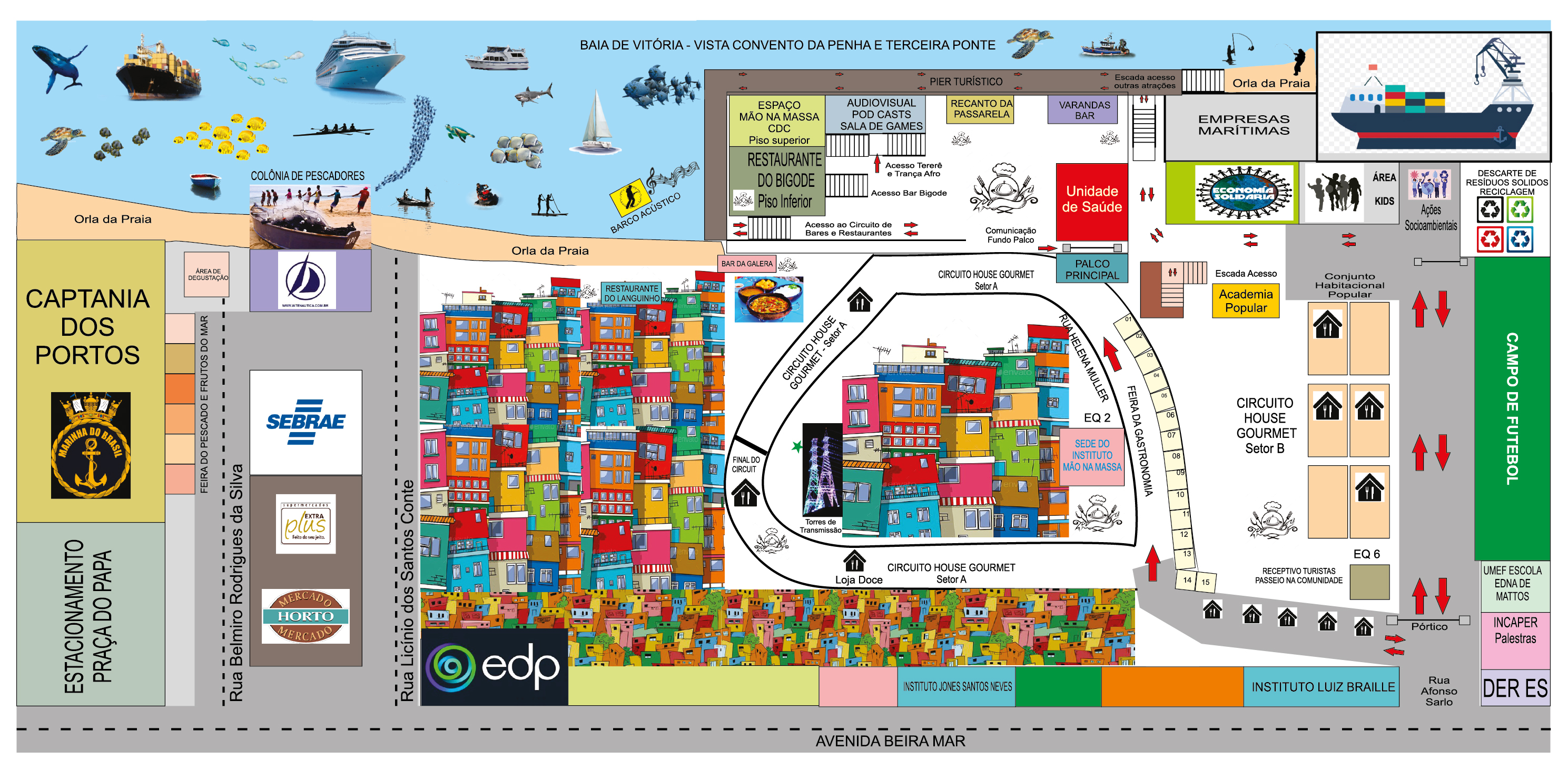 Mapa do Evento